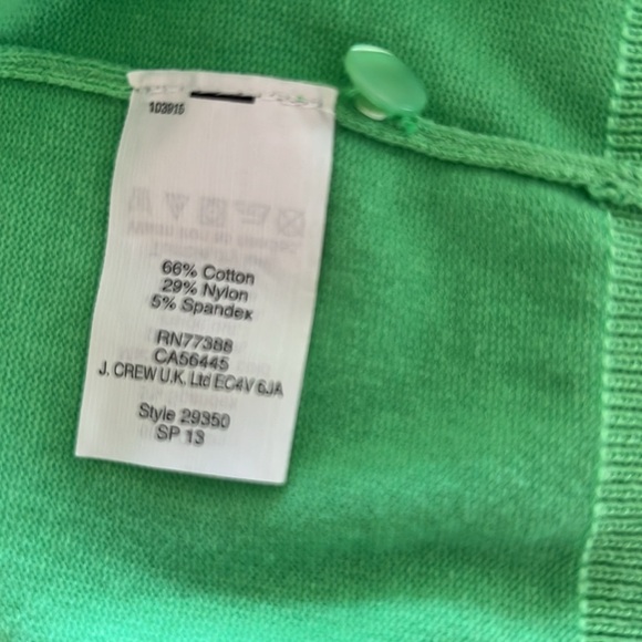 J. CREW WOMENS GREEN CARDIGAN - Picture 3 of 7